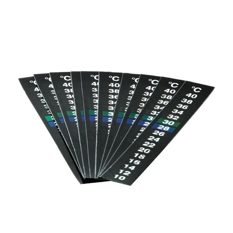 High quality Color change stickers for temperature measurement Commissioning color changing label sticker