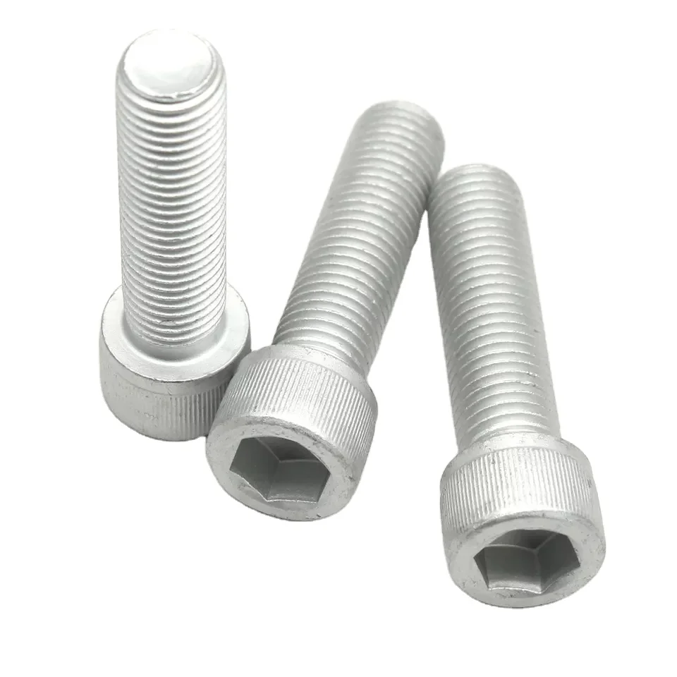 DIN912 High strength Hexagon Socket Head Cap Screws Black oxide zinc hot-galvanize  carbon steel SS304 China factory