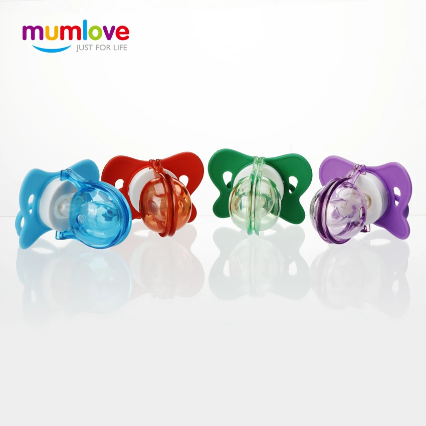 Silicone Nipple Dust-proof Yiwu Pacifiers wholesale red color products for baby