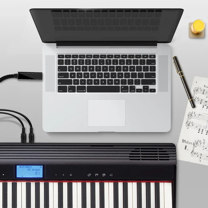 midi 5 pin to usb flykantech  BM1001 MIDI Line m-audio audio interface for vcomputer Electronic Keyboard