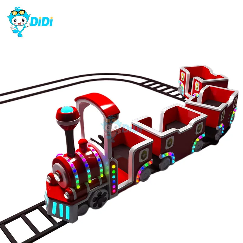DIDI PARK популярный Крытый аттракцион на батарейках мини-Электропоезд для детей