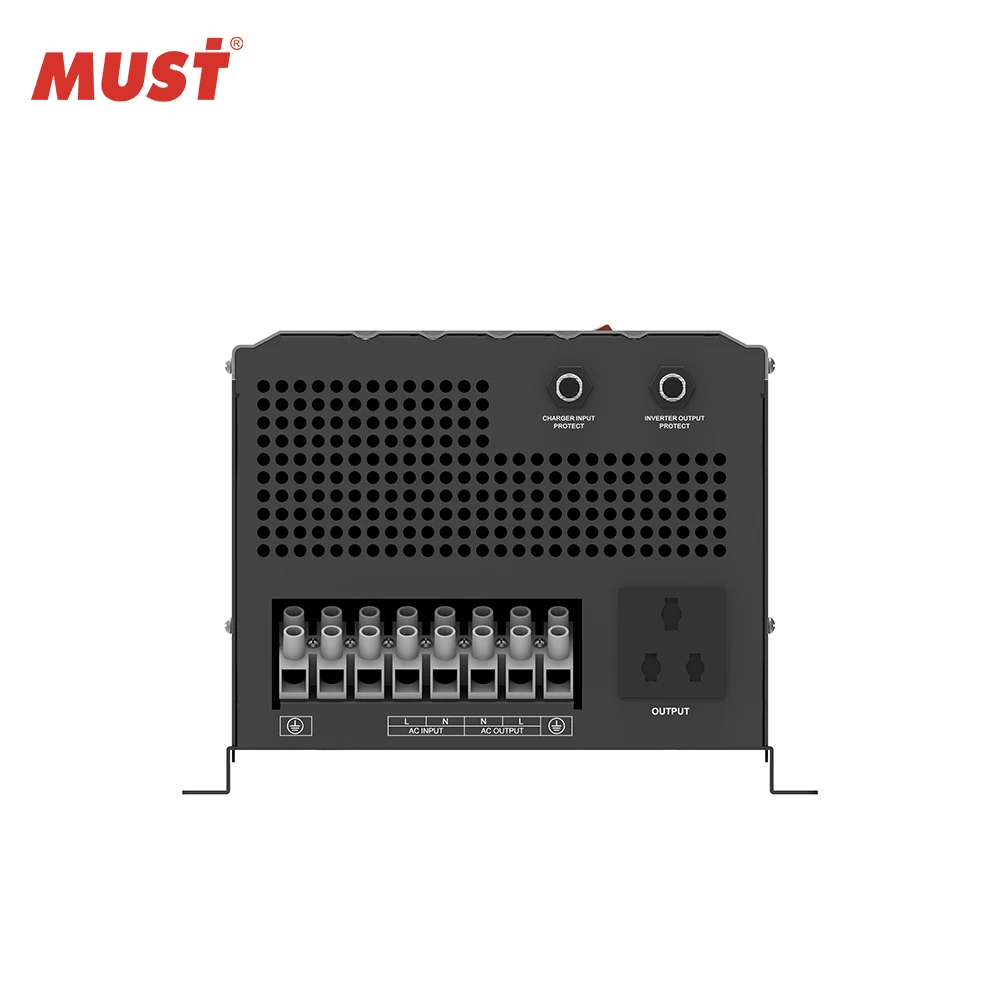 Must 1000w 1500w 2000w 2500w 3000w ups 12v 24v 220v power inverter with charger