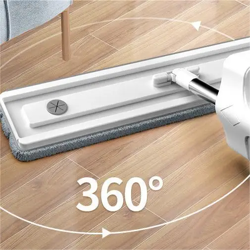 Cleaning Accessories Magic Mops Free Hand Spin Microfiber Mop With Bucket Flat Squeeze Spray Home Kitchen Floor