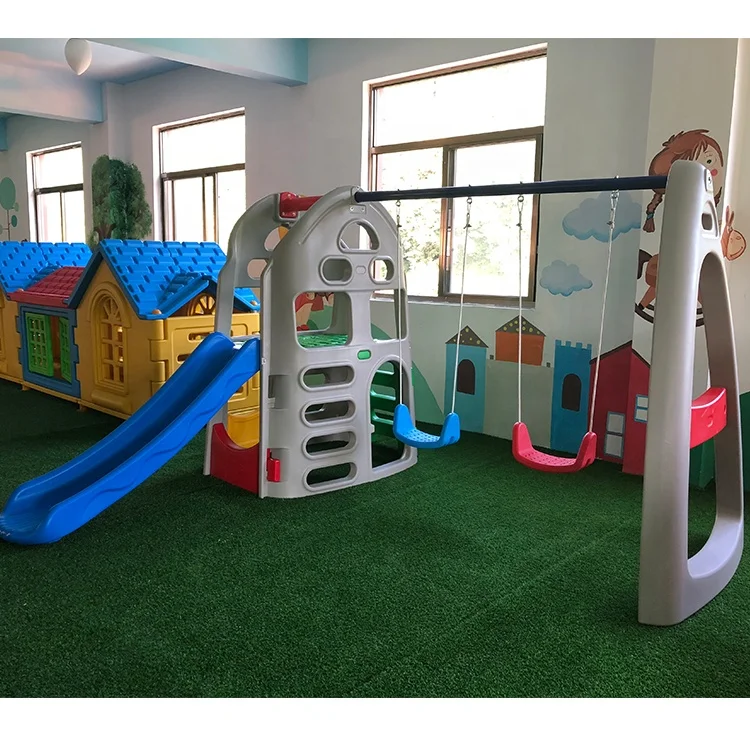 2022 Outdoor Games Kids Garden Play Plastics Children Slides Equipment