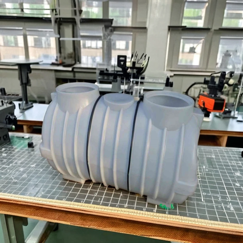 Лучшая цена 1000 л 3-камерный биогазовый септик LLDPE Материал ротационное формование с индивидуальным обслуживанием резки