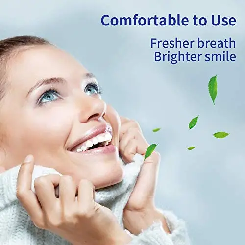100% Effective 14Pairs Anti Allergy No Slip Dental OEM 28PCS Fresh Mint Teeth Whitening Strips