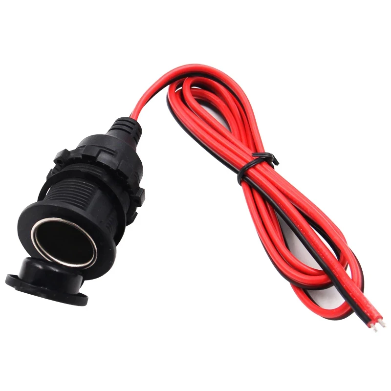 Car Cigarette Socket 12/24 V DC Female Car Charger Cigar Lighter Plug Car Accessory Cigar Power Plug Adapter Plug