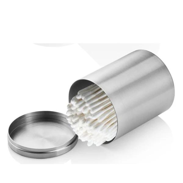 Stainless Steel Ointment Jar Cotton Balls Jar Dispenser Liquid Holder