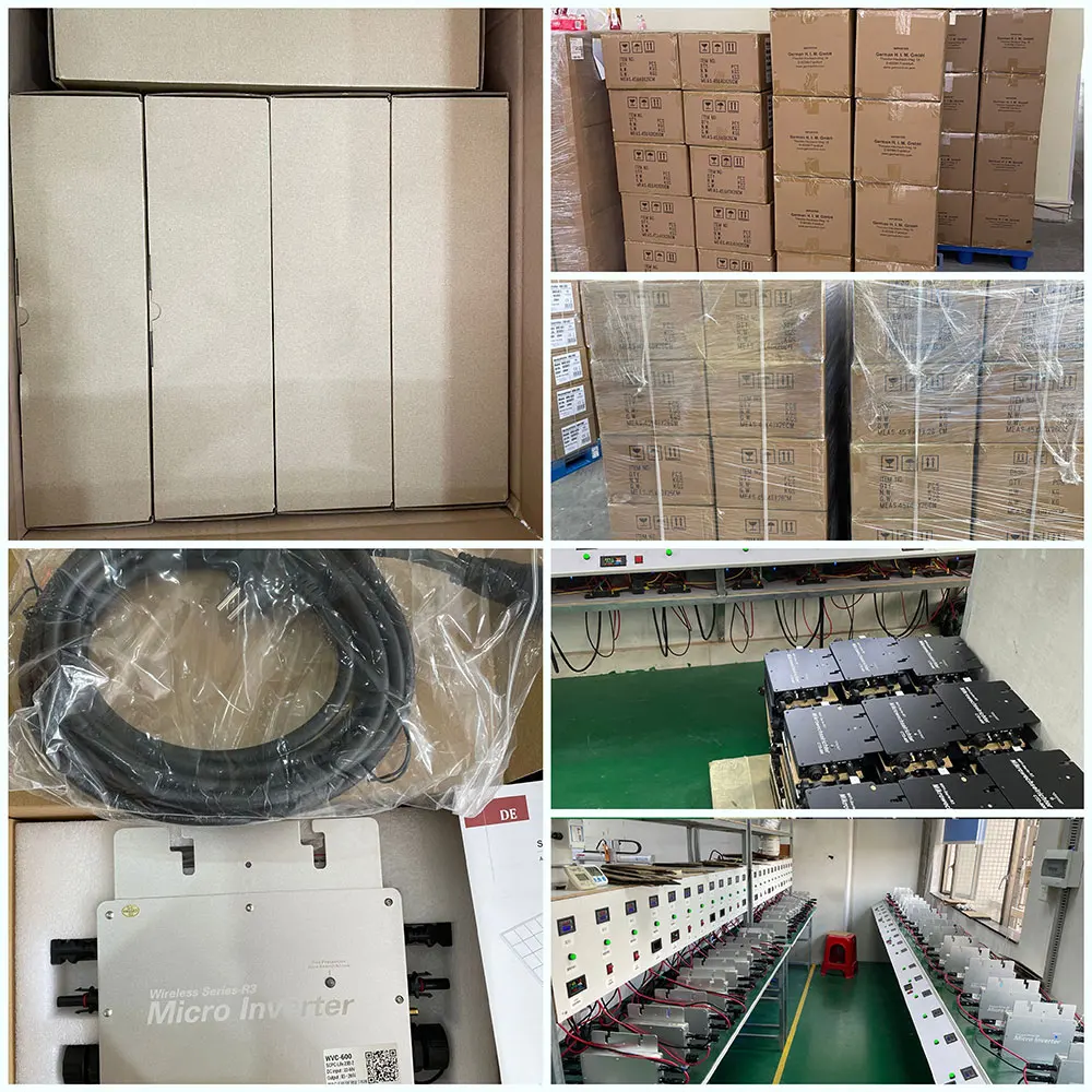 Roof  Balcony Solar On-grid System inverter balkonkraftwerk  Microinverter Waterproof micro inverter