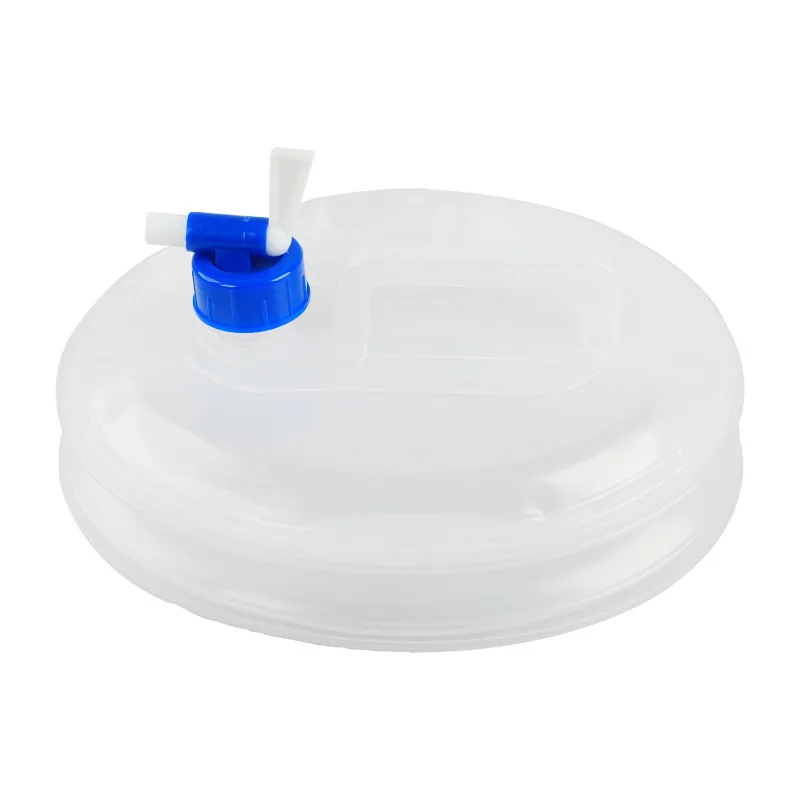 Food Grade Pe Outdoor Portable Water Storage Bucket 10l 15l Folding Bucket Water Bag Travel Picnic Water Container
