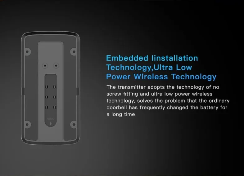 Made in China Doorbell Camera Wireless Ring Video Smart Phone Call Visual Recording Monitor Intercom Door Bell