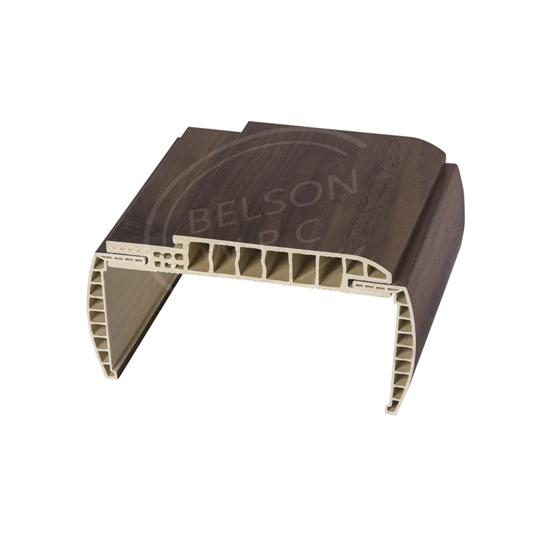 Belsonwpc Popular Modern Design WPC Door Frame Customized Color Waterproof Wood Plastic Composite Door Jamb Huangshan Supplier