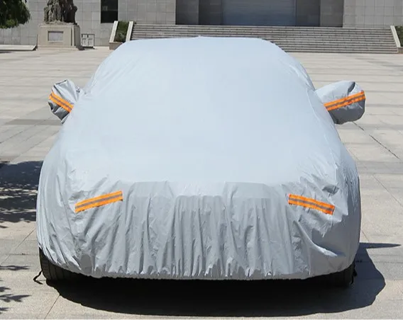 Suitable For Suv/sedan/pickup Truck Full Car Cover Waterproof, Dustproof, Snowproof And Sun Ultraviolet Outdoor S-xxl Silver Car