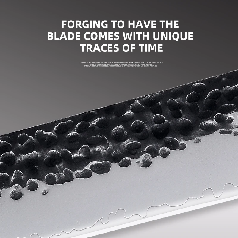 Konoll 8 inch Gyuto knife with wood handle high quality kitchen knife with ebony handle Japanese Chef Knife