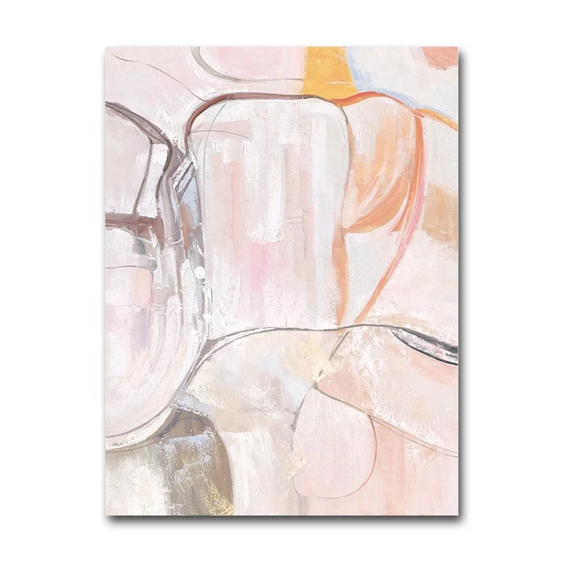 Лидер продаж Современная картина маслом на холсте абстрактная для декора гостиной