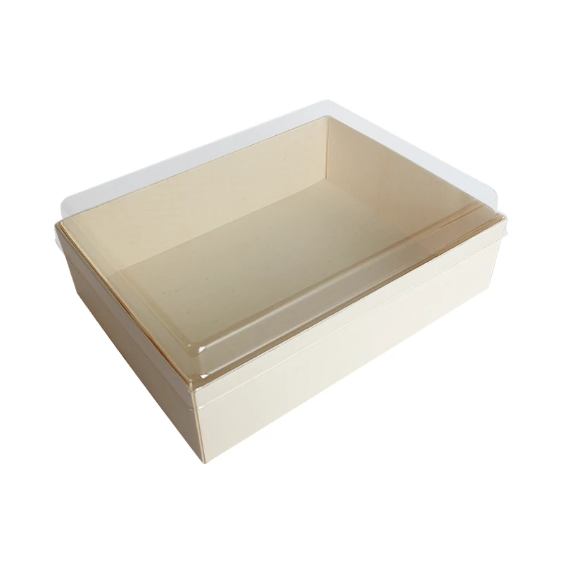 Degradable Eco-Friendly Take Away Wooden Sushi CheeseLunch Bento Catering Meal Rice Vegetable Roll Food Take Out Box