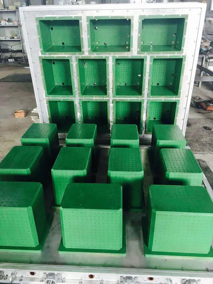 Aluminum EPS agricultural application mould for EPS seeding tray vegetable box Production based on EPS shape molding machine