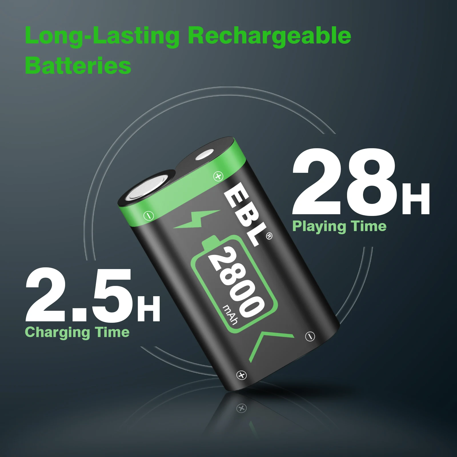  Аккумуляторные батареи для контроллера EBL зарядное устройство Xbox One/One S/One X/One