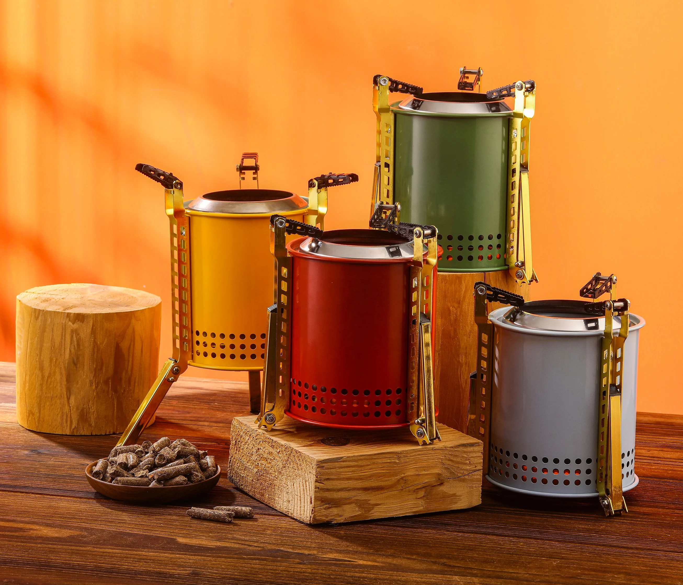 Multi fuel wood pellet camping stove cheap stove for BBQ cooking