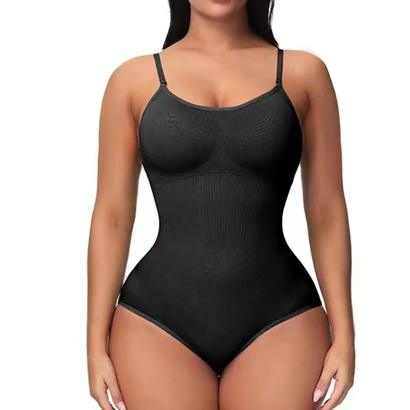 Bodysuit Shapewear for Women Tummy Control Panties Seamless Sleeveless Tops V-Neck Camisole Jumpsuit