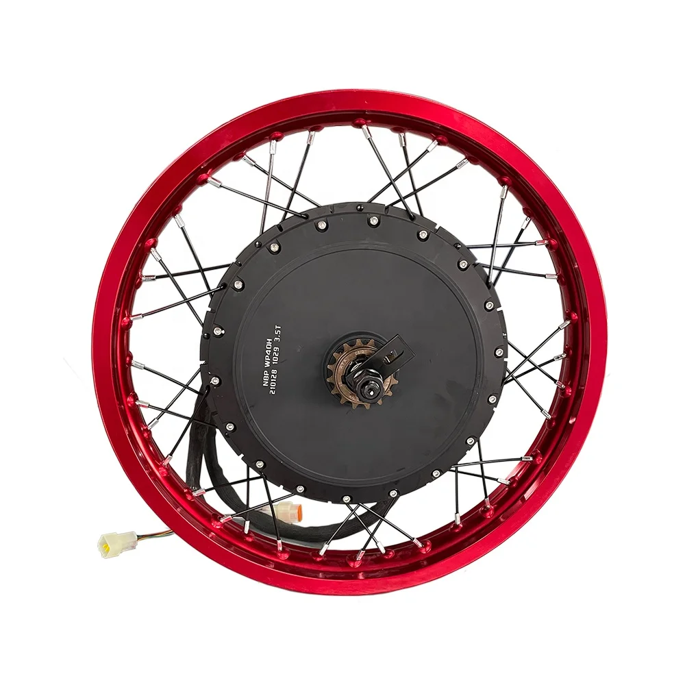 MTX39 Wheel high power QS motor V3 72V 8000w 40H Electric motorcycle Hub Motor Conversion Kit QS V3 273 Motor 8KW 150mm 1S gear