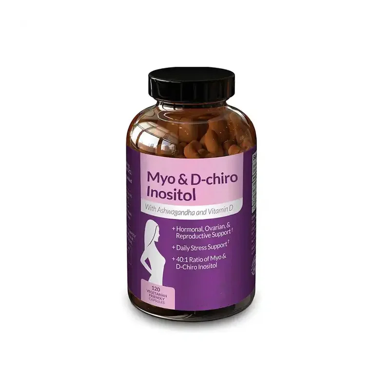Oem Price Ashwagandha  Extract Vegetarian Vitamin D3 Myo-inositol Capsules For Healthy Ovarian Supports