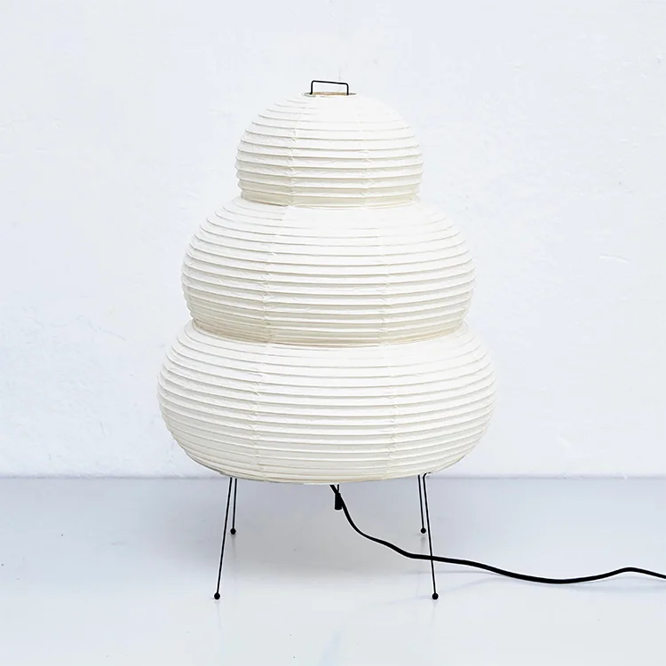 Japanese style decorative desk light Nordic bedside lamps led modern paper table lamp
