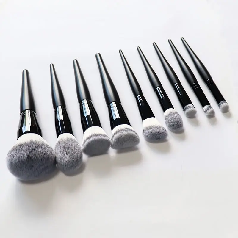 Makeup Brush set 9PCS Makeup Brushes custom Logo High Quality Foundation Brush OEM Professional makeup set