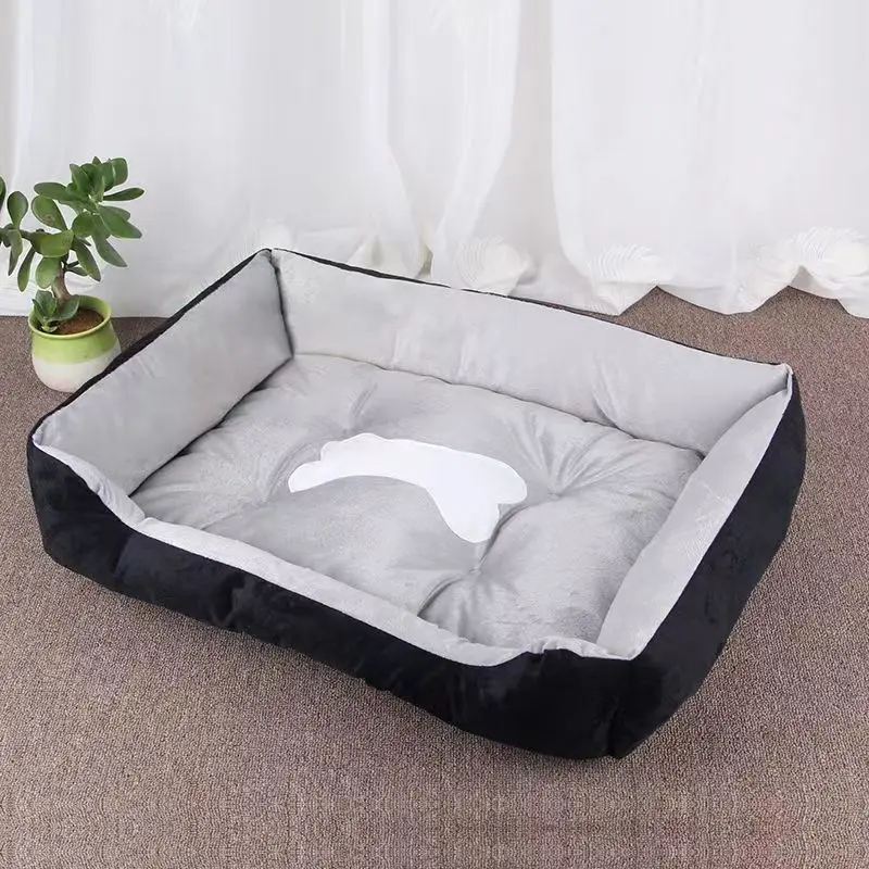 Cheap Yarn Dog Bed Boucle pet Bed Orthopaedic Foam Dog Bed for large dog