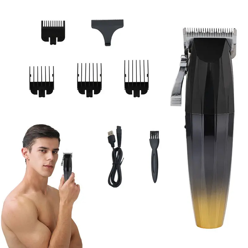 Custom Cordless Rechargeable Haircut Machine For Hair Clipper Professional Mens Wireless 0mm Barber Trimmer Hair Clipper