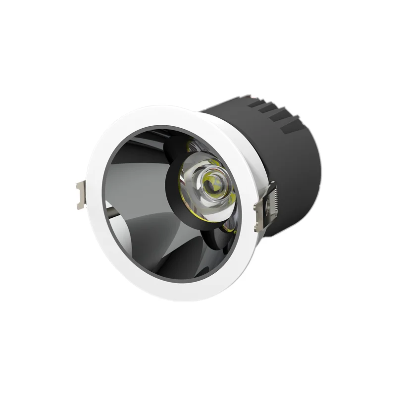 India market hot sale 7w 12w 20w ceiling downlight 3000-6500k round frame led downlight white housing mini led cob downlight