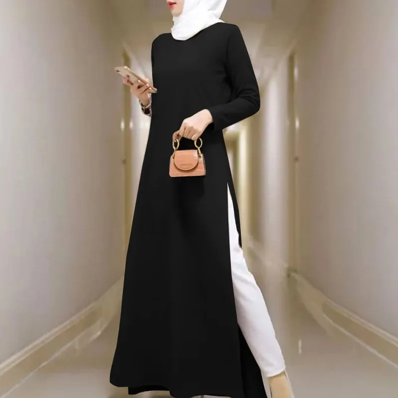 Amazon Hot Sale Pants Two-piece-set Khimar Modest Abaya Kaftan Prayer Islamic Clothing