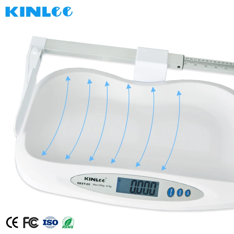 Hot selling Portable Lcd Display 20kg Electronic Infants Toddlers Body Weight Digital Weighing Baby Scale