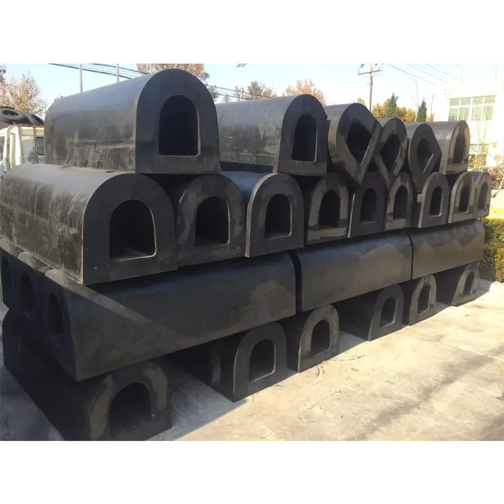 D shape marine solid rubber fender rubber dock fender