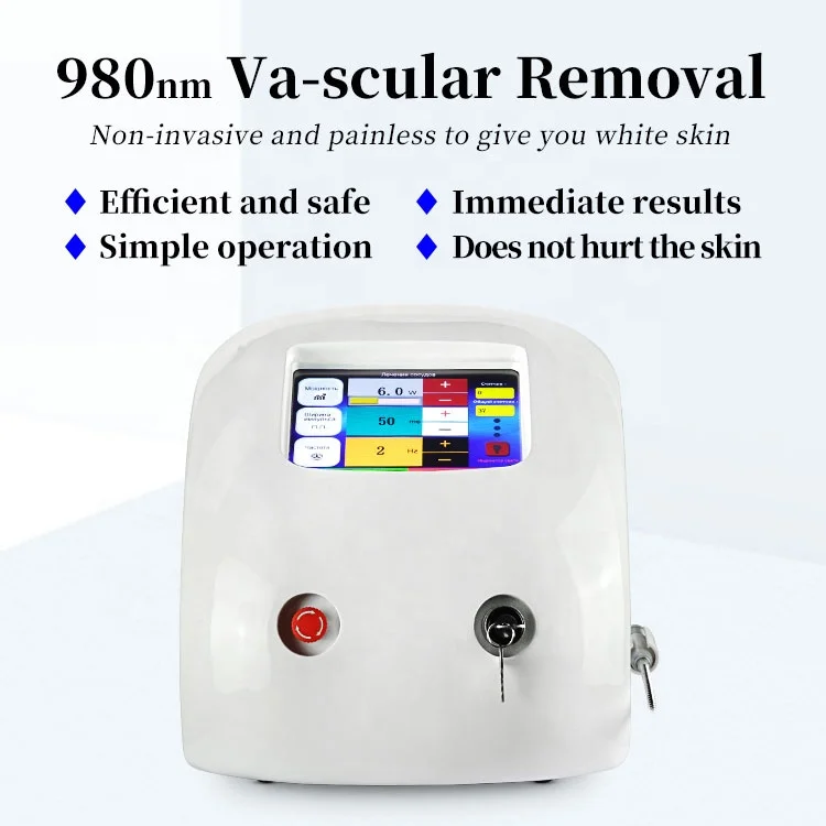 Non-invasive Blood Vessels Removal Laser Portable Diode Laser 980 Va-scular Removal Whitening Skin Rejuvenation Beauty Machine