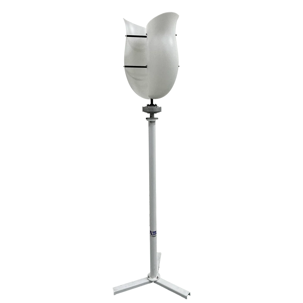 Tulip Type Wind Turbine Household 1kw Vertical Axis Wind Power Turbine 3 Phase Ac Maglev Generator Rooftop Wind Generator
