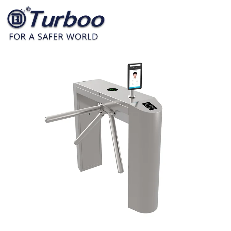 Waist height solenoid vertical tripod turnstile gate system