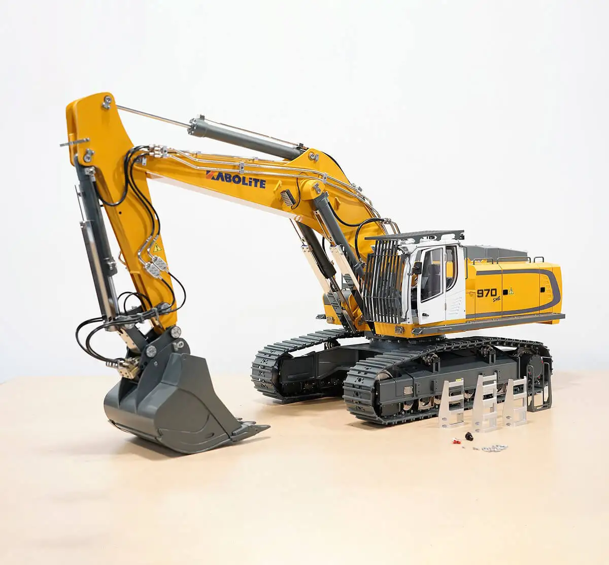 Гидравлический экскаватор KABOLITE K970 1/14 2 4G RC полностью металлический с дистанционным управлением строительные транспортные средства механическая