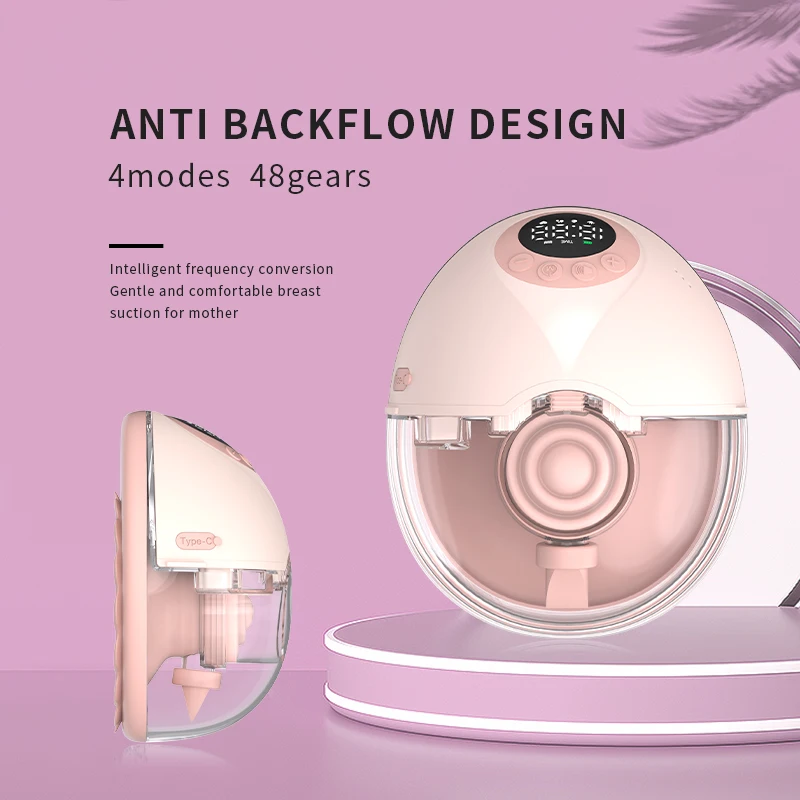tire lait free hand milk puller with a heating element dust cover electric hood for mother milk breastpump wearable breast pump