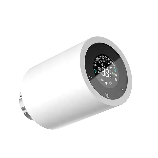 eWelink WiFi Smart TRV Thermostatic Heating System with Zigbee LCD Digital Display App Remote Control for Floor Heating