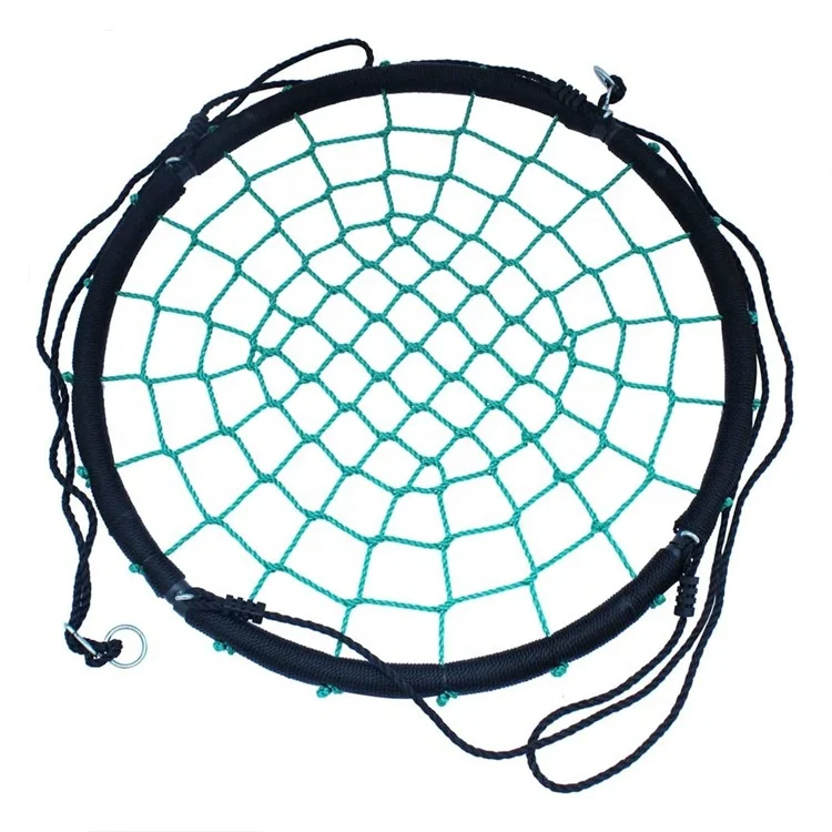 Прочная стальная рама, регулируемые веревки, 40 дюймов, качели паутины