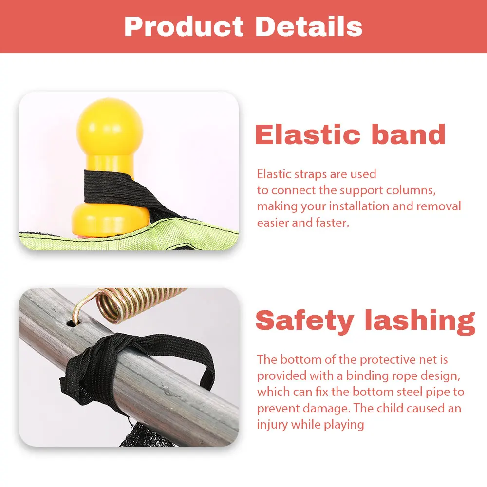 123Sports Durable Good Waterproof Performance Trampoline Bed For Child Playing