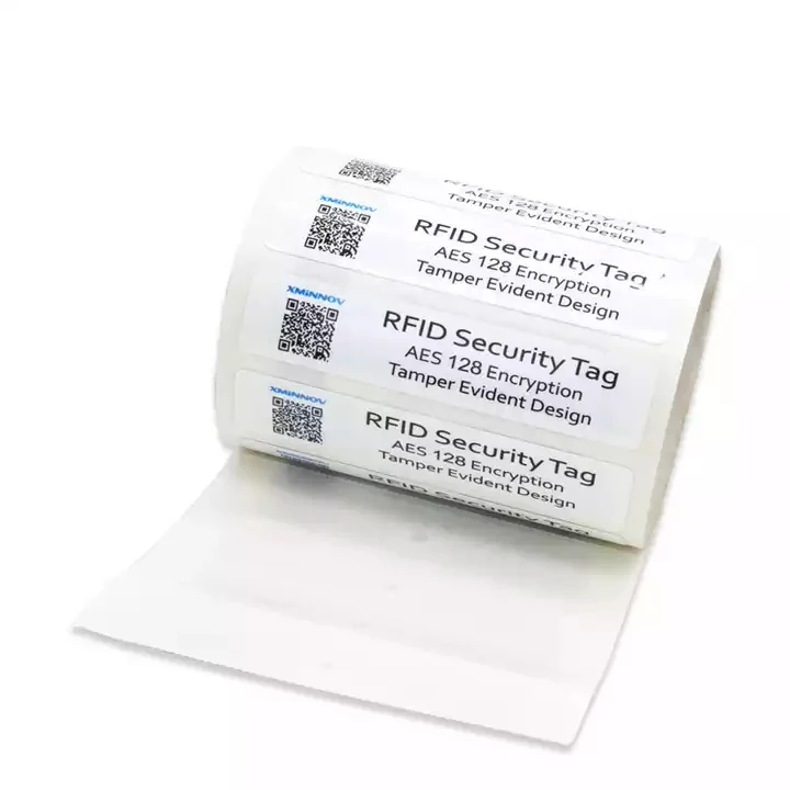 UHF rfid asset tags smart label rfid security retail tag with qr code