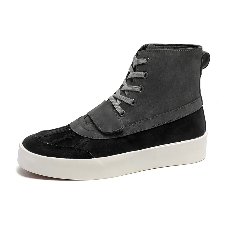 New Fashion Trend Wholesale Customization High Hemp Thick Sole Anti Slip Breathable Rubber Outsole Casual Sports Shoes For Men