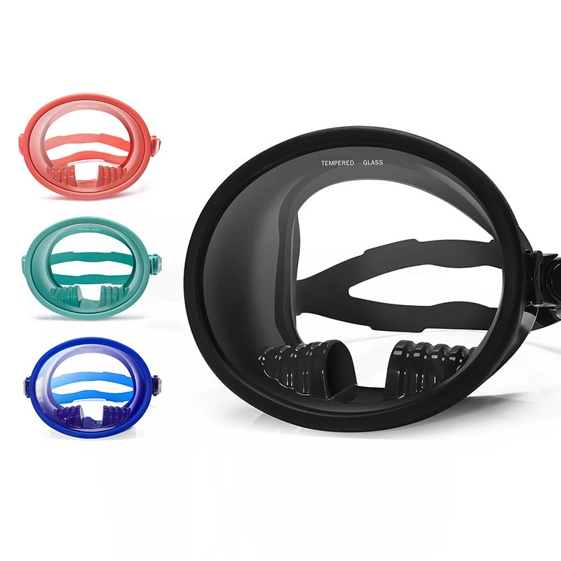 Profile Dive Mask View Diving Masks for Swimming Black Diving Mask