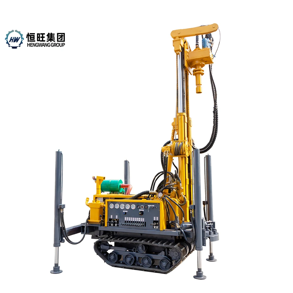 Big Discount Hengwang 600m Cheap Price Crawler Portable Well Borehole Drilling Machine Water Well Drilling Rig For Sale