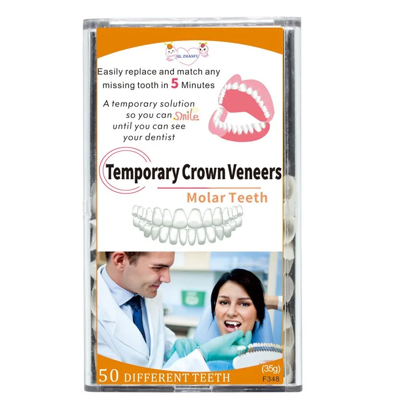 High Quality Dental Temporary Crown Veneers Teeth Dental Materials CE Composite Porcelain Veneer Resin Light Cure Anteri Manual