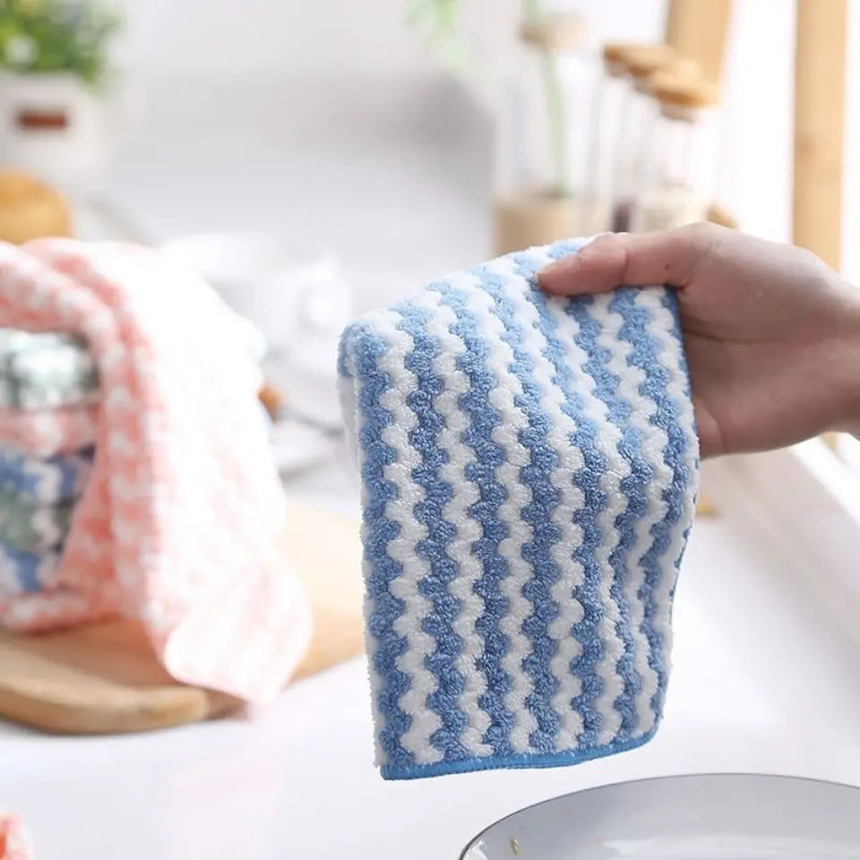 cheap do strong household Coral wool cleaning rags