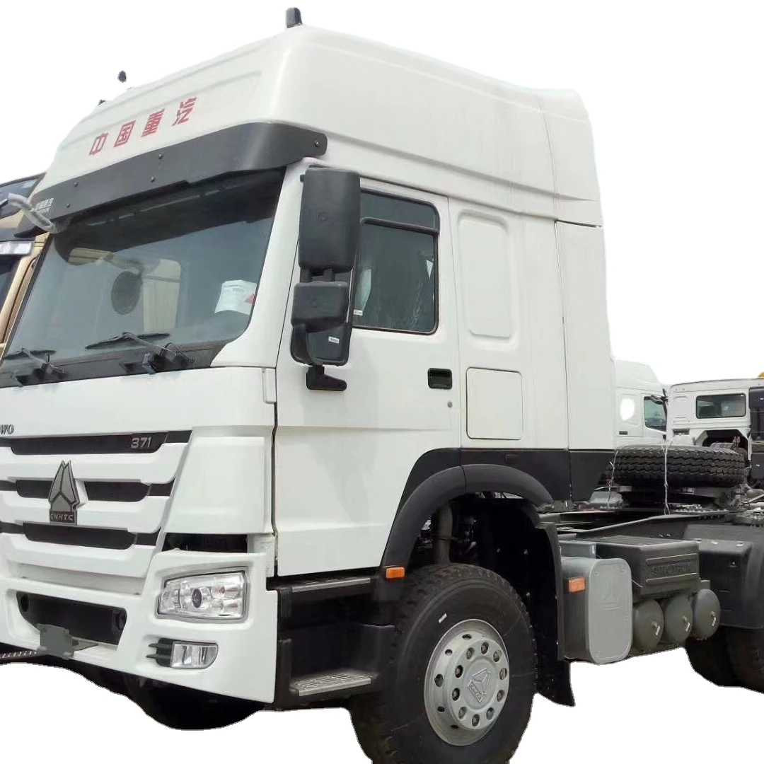 Sinotruk howo 371 hp 420 hw79 cab 10 колеса два электрический трактор грузовик головка прямая