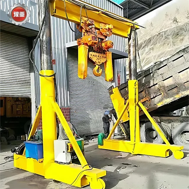 5 Ton 10 Ton 20 Ton Rail Mounted Electric Gantry Crane For Lifting Coil